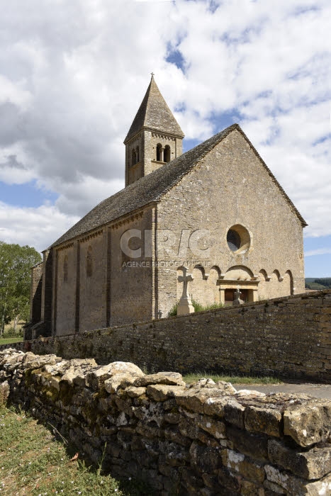 Eglise romane Saint Blaise à Mazille, Saône-et-Loire