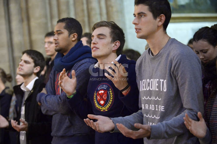 Messe de rentrée des étudiants d'Ile-de-France