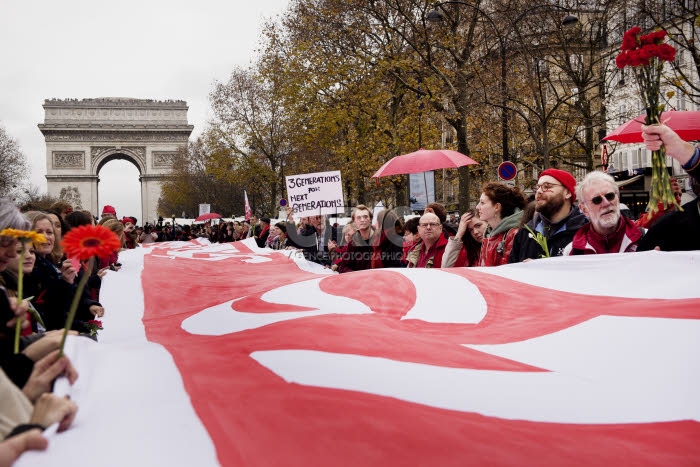 Manifestation justice climatique COP 21