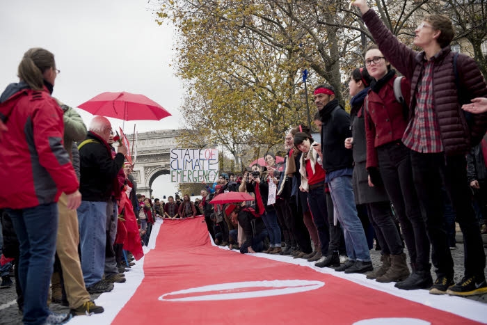 Manifestation justice climatique COP 21