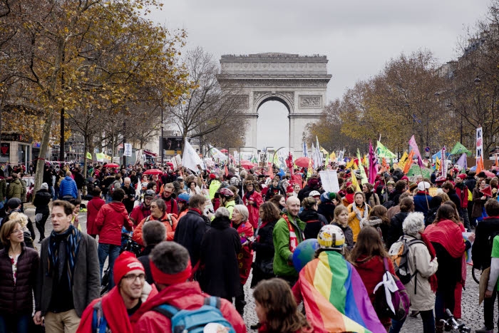 Manifestation justice climatique COP 21