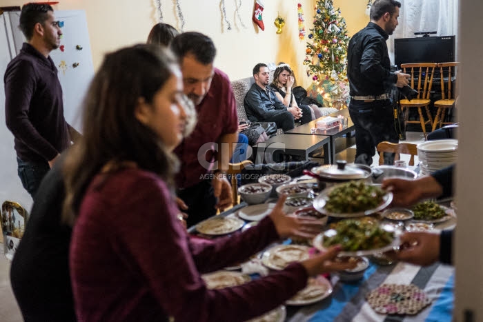 La famille HOODI, d'origine Irakienne, réfugiée en France