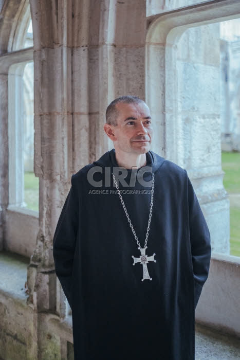 Dom Jean-Charles NAULT, abbé de l'abbaye de Saint-Wandrille.