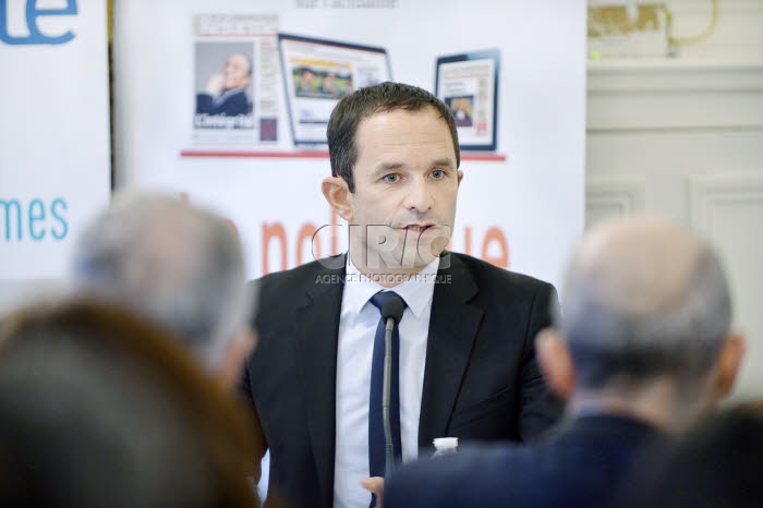 Benoît HAMON rencontre les responsables protestants à Paris.