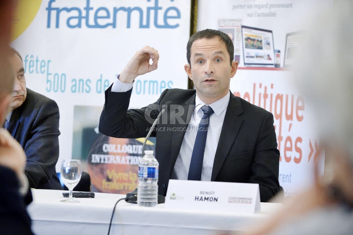 Benoît HAMON rencontre les responsables protestants à Paris.