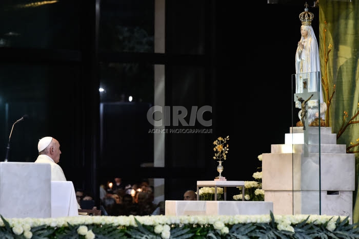 Voyage apostolique du pape François à Fatima.