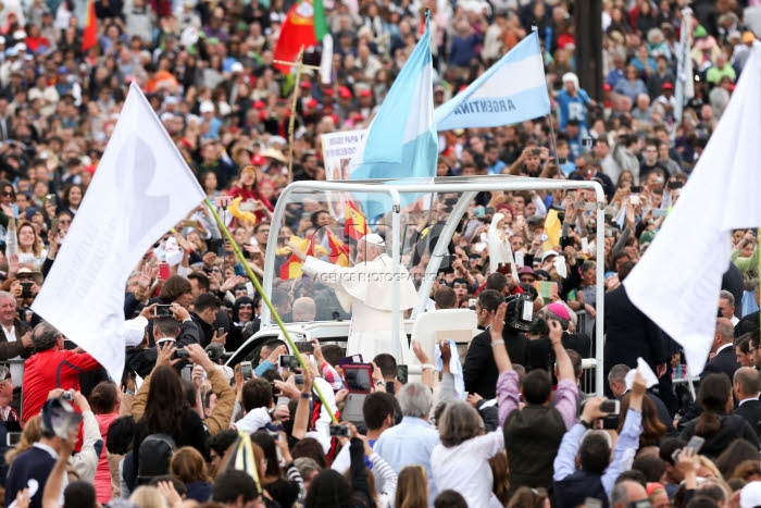 Voyage apostolique du pape François à Fatima.