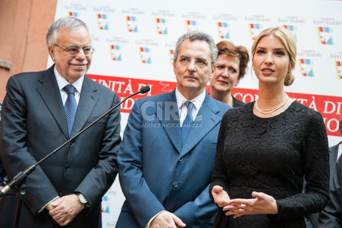 Ivanka TRUMP, visite la Communauté de Sant'Egidio à Rome