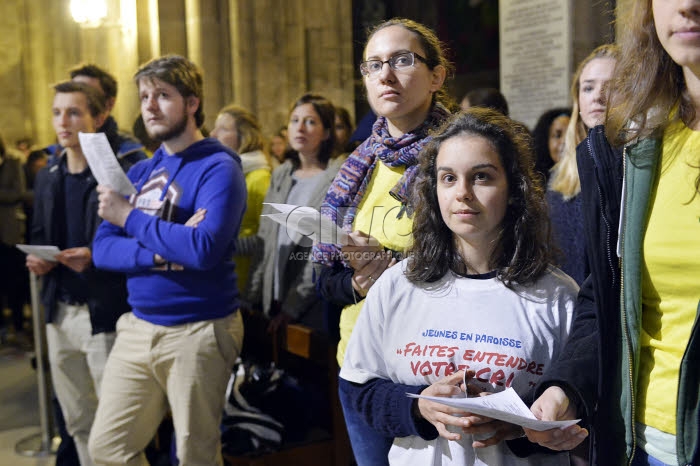 Messe de rentrée des étudiants d'Ile-de-France, à Paris.