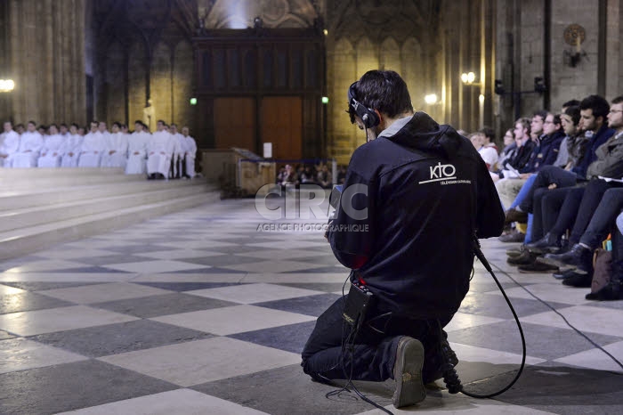 Messe de rentrée des étudiants d'Ile-de-France, à Paris.