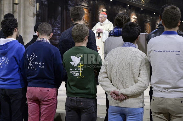 Messe de rentrée des étudiants d'Ile-de-France, à Paris.