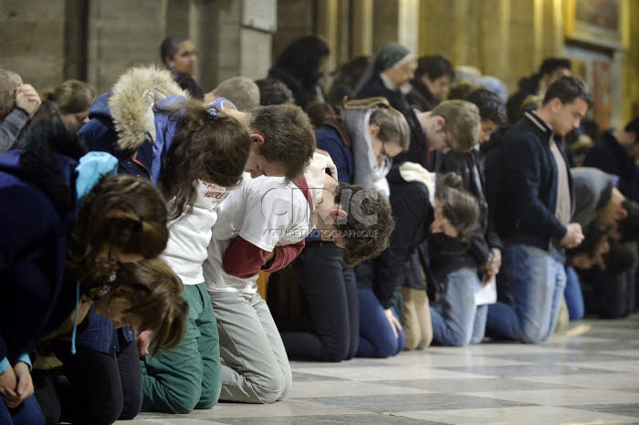 Messe de rentrée des étudiants d'Ile-de-France, à Paris.