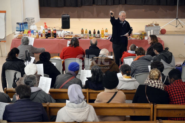 1ère journée mondiale des pauvres, paroisse St Jean Baptiste de Belleville à Paris