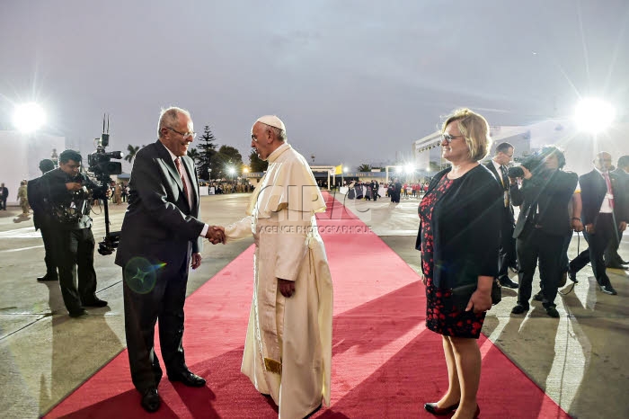 Voyage apostolique du pape François au Pérou.