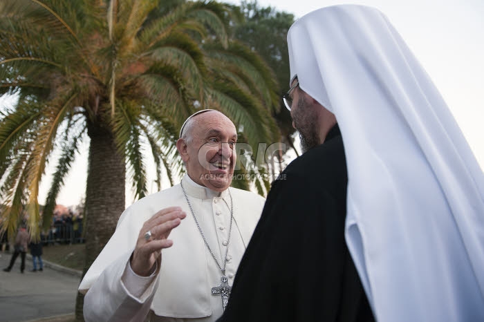 Le pape François et Mgr Svjatoslav SHEVCHUK, primat de l’Église grecque-catholique d’Ukraine