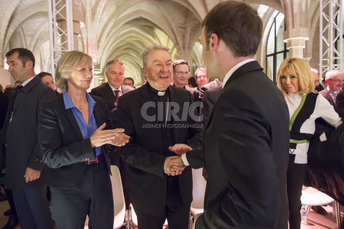 Le président de la République, Emmanuel MACRON, invité par la CEF.