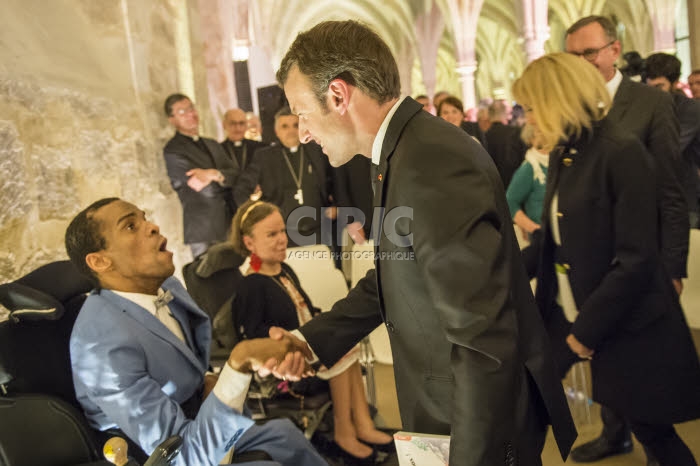 Le président de la République, Emmanuel MACRON, invité par la CEF.