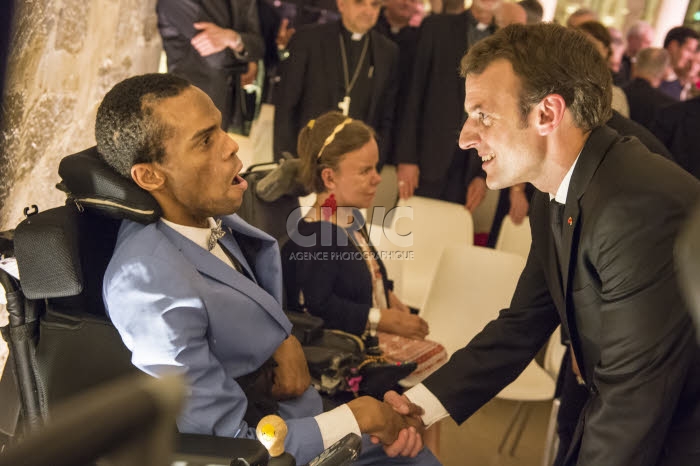 Le président de la République, Emmanuel MACRON, invité par la CEF.