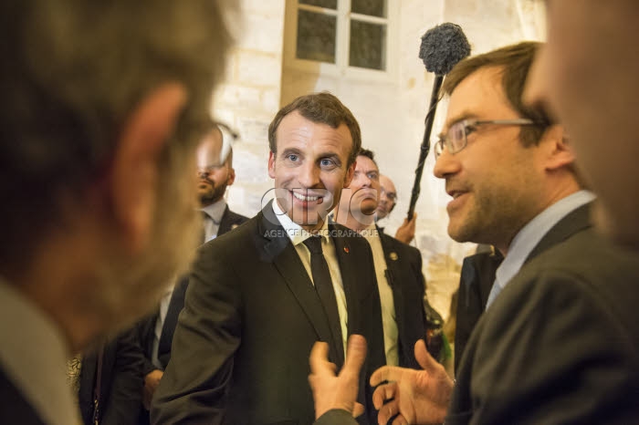 Le président de la République Emmanuel MACRON invité par la CEF.