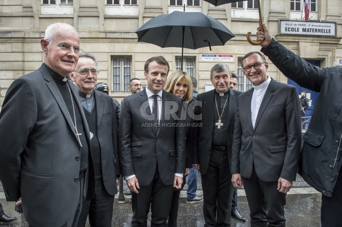 Le président de la République Emmanuel MACRON invité par la CEF.