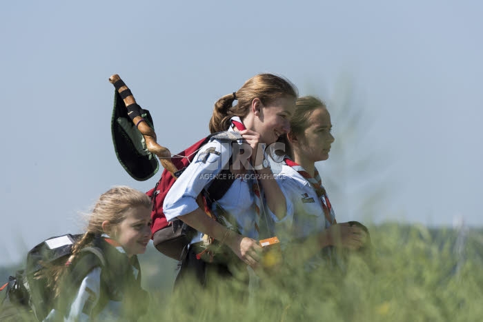 Meaux, pèlerinage inter-scout pour la paix.