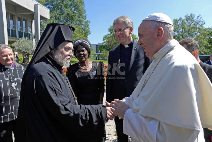 Voyage apostolique du pape François en Suisse.