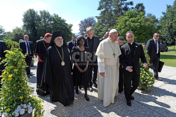 Voyage apostolique du pape François en Suisse.