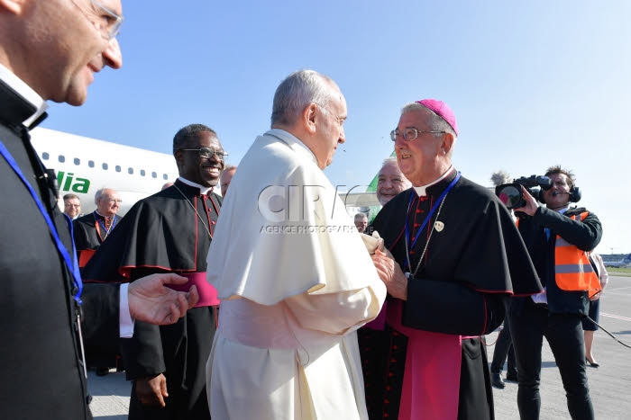 Voyage apostolique du pape François en Irlande.