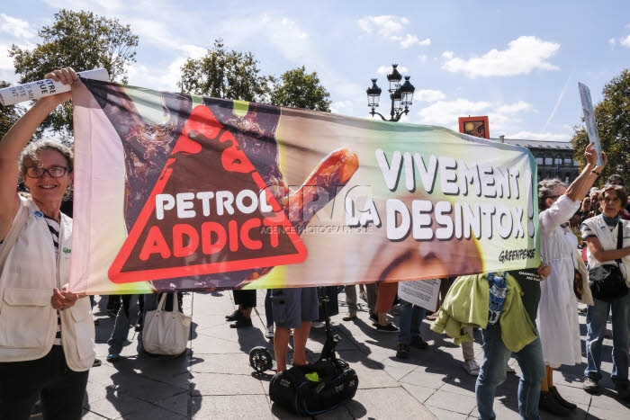 Marche pour le climat à Paris.