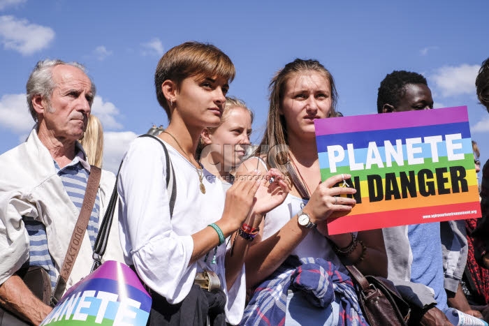 Marche pour le climat à Paris.