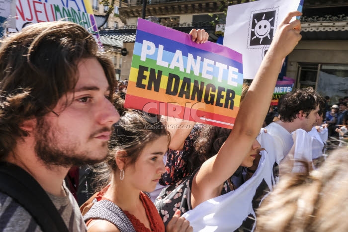 Marche pour le climat à Paris.