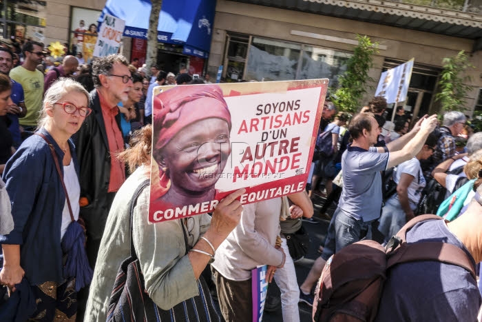 Marche pour le climat à Paris.