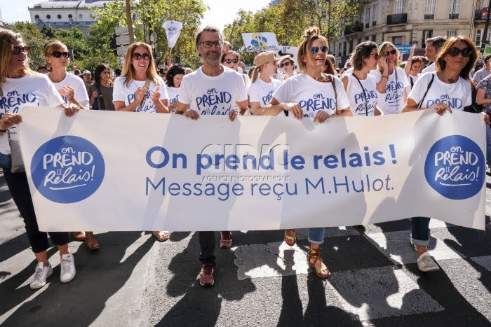 Marche pour le climat à Paris.