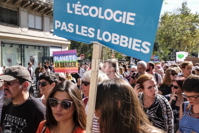 Marche pour le climat à Paris.