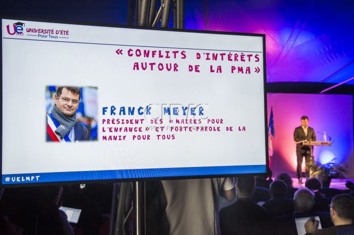 Franck MEYER, président des Maires pour l'enfance et porte-parole de LMPT.
