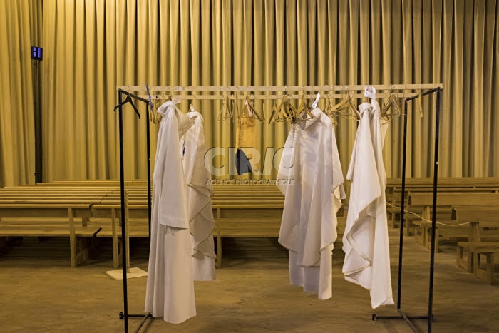 Chasubles de prêtres.