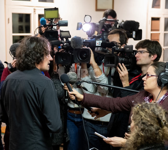 Conférence de presse avec les victimes de prêtres pédophiles