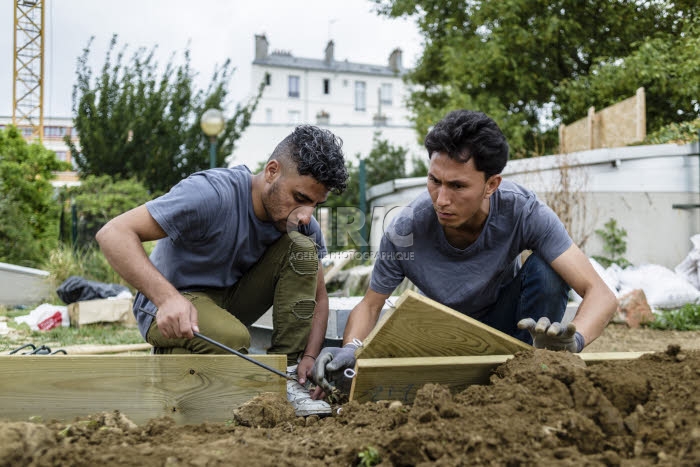 Jeunes migrants, dispositif d'insertion sociale et professionnelle en Ile-de-France.