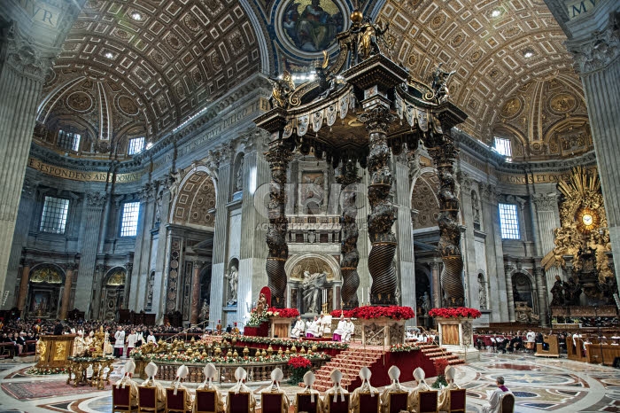 Le pape François célèbre la messe de l’Epiphanie.