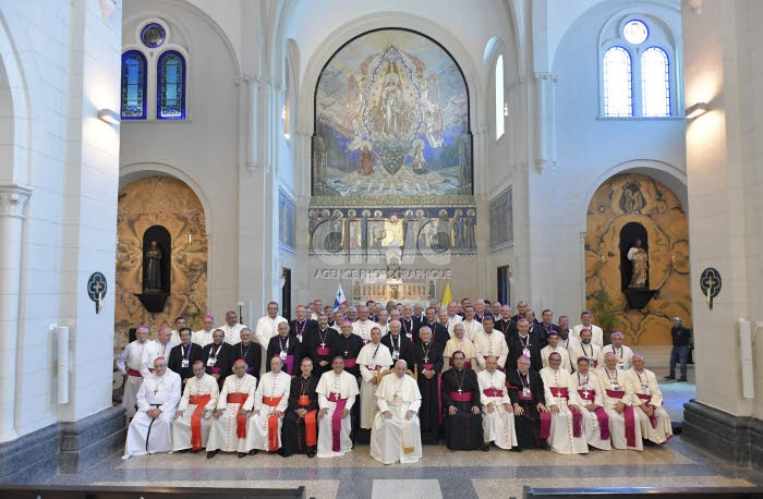 JMJ 2019 au Panama. Le pape François rencontre les évêques d'Amérique centrale