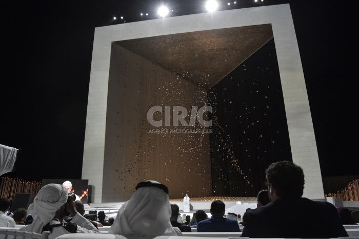 Le pape François aux Emirats arabes unis. Dialogue interreligieux lors de la rencontre de la fraternité.