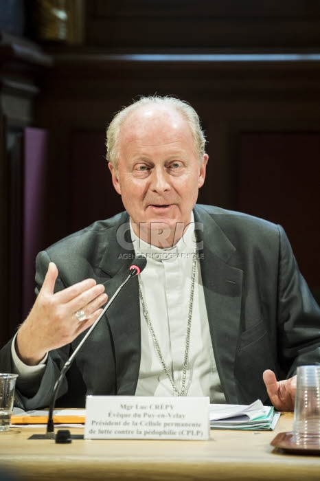 Mgr Luc CREPY, évêque du Puy-en-Velay, pdt de la CPLP.