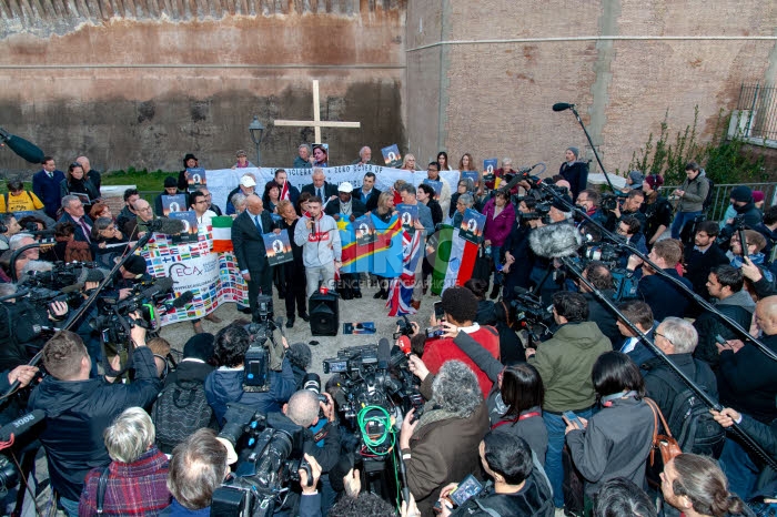 Veillée de prière à Rome des victimes d'abus sexuels au sein de l'Eglise.