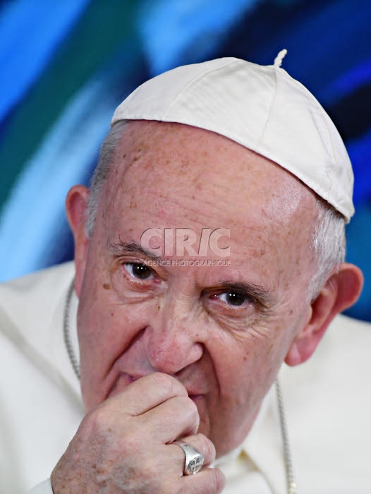 Portrait du pape François.