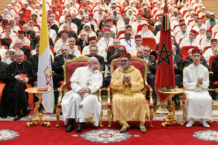 Visite du pape François au Maroc.