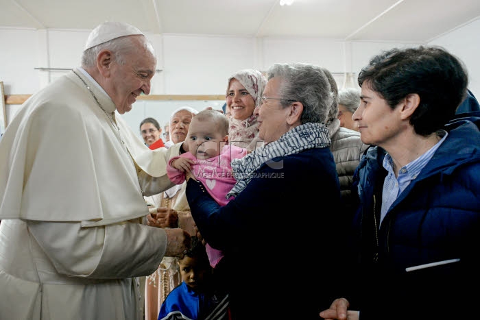 Visite du pape François au Maroc.