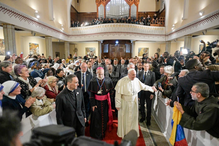 Visite du pape François au Maroc.