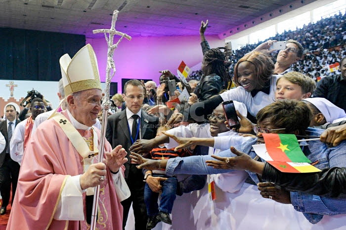 Visite du pape François au Maroc.