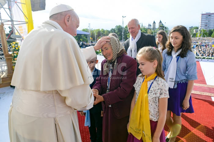 Voyage du pape François en Roumanie.
