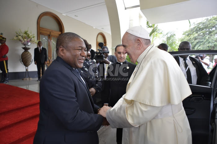 Voyage apostolique du pape François au Mozambique.